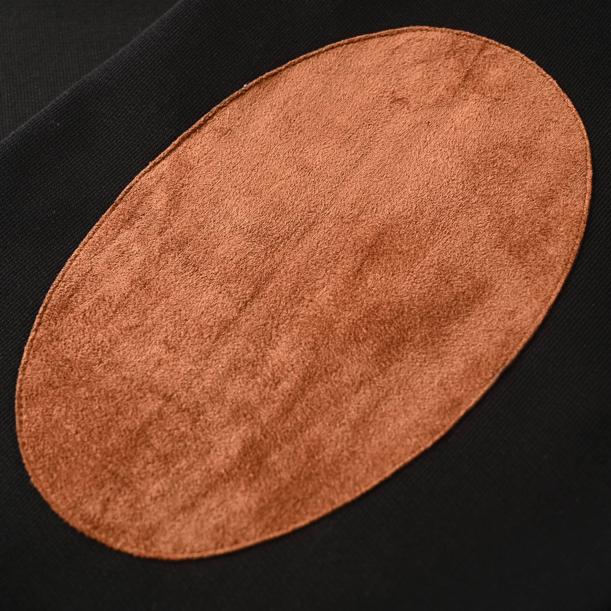 Prada Relaxed-Fit Raglan Hoodie with Brown Suede Elbow Patches