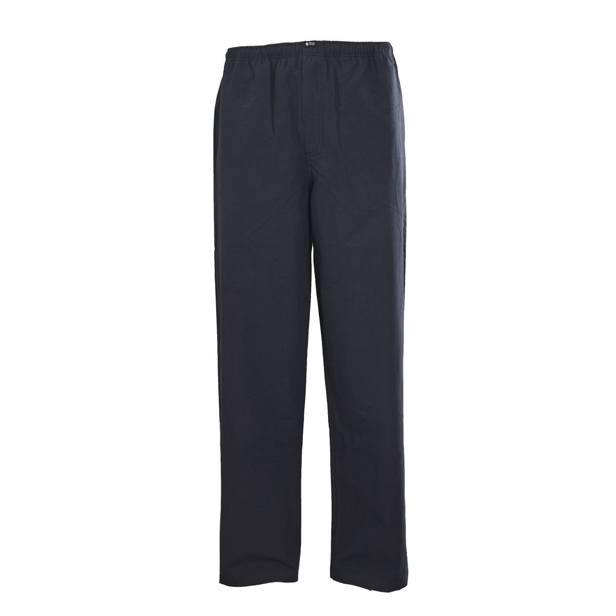 Prada Cotton-Linen Blend Casual Trousers with Lettering Label