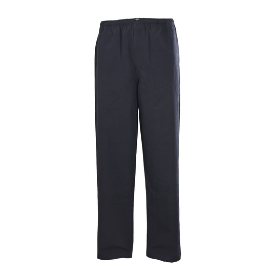 Prada Cotton-Linen Blend Casual Trousers with Lettering Label