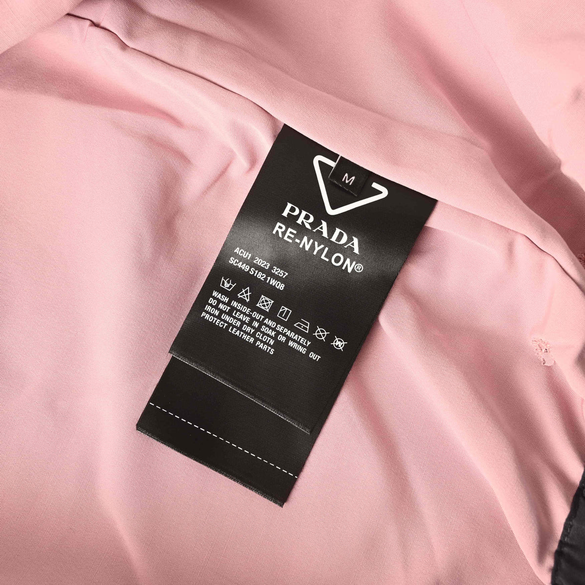 Prada Embroidered Logo Cotton Zip-Up Jacket with Shirt Collar