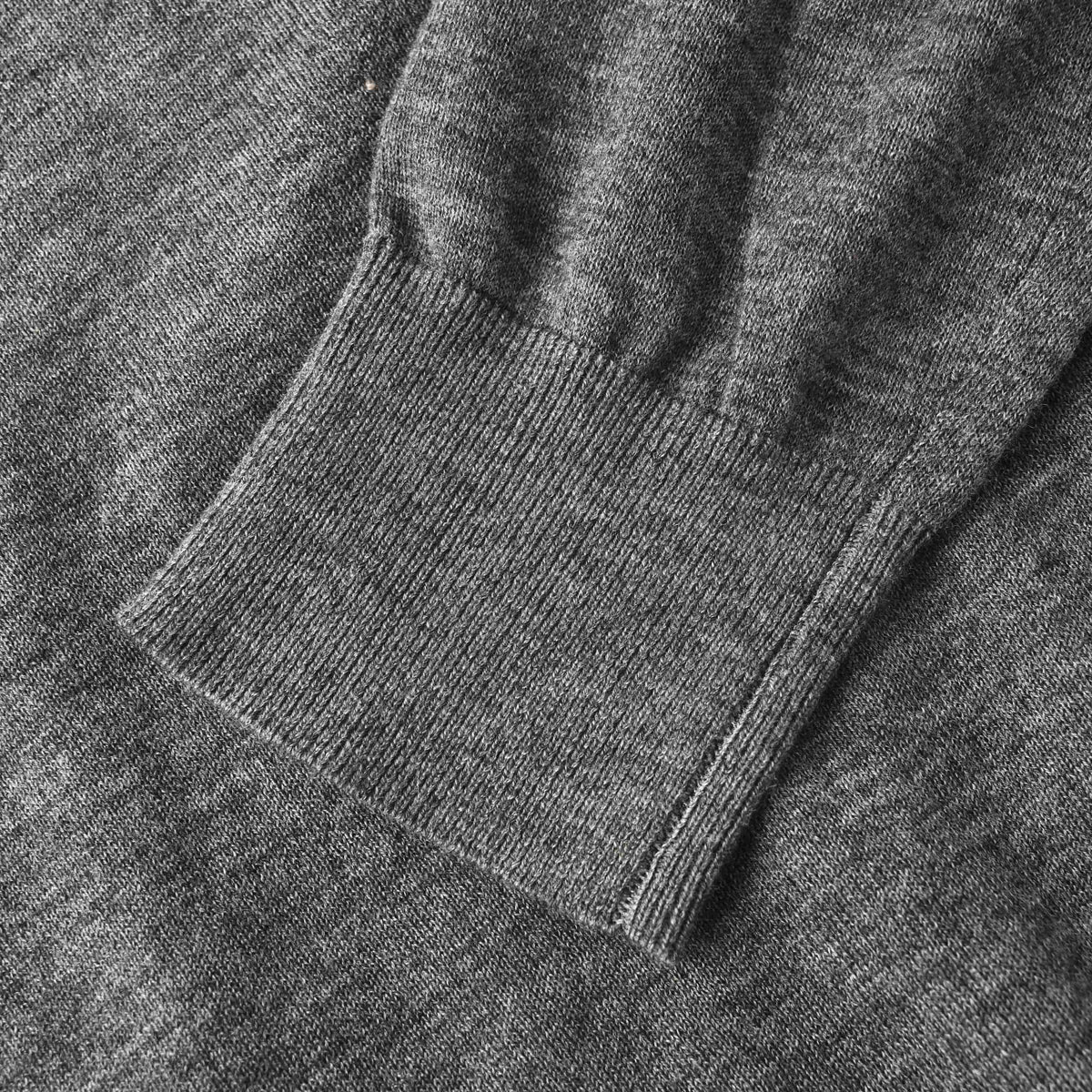 Prada Small Embroidered Logo Lightweight Wool Cardigan