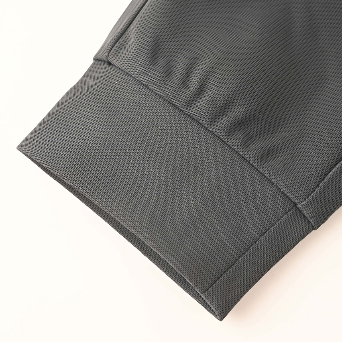 PRADA Charcoal Nylon Drawstring Joggers with Embroidered Logo