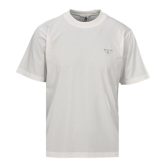 Prada Classic Triangle Logo Short-Sleeve T-Shirt