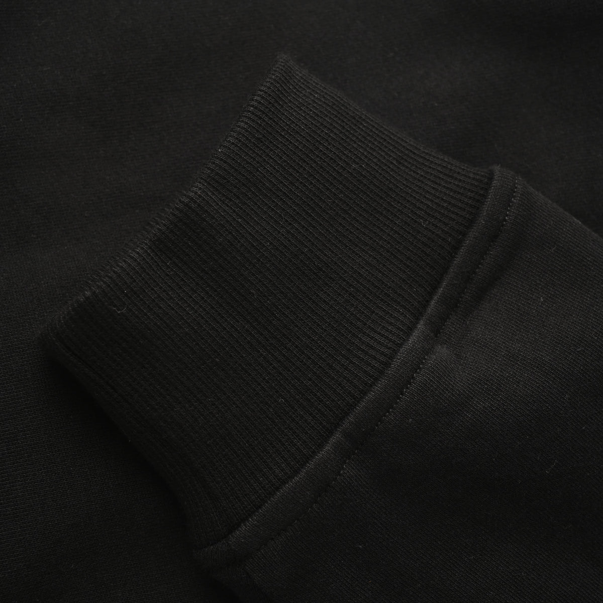 Prada Cotton Terry Half-Zip Sweatshirt with Nylon Collar