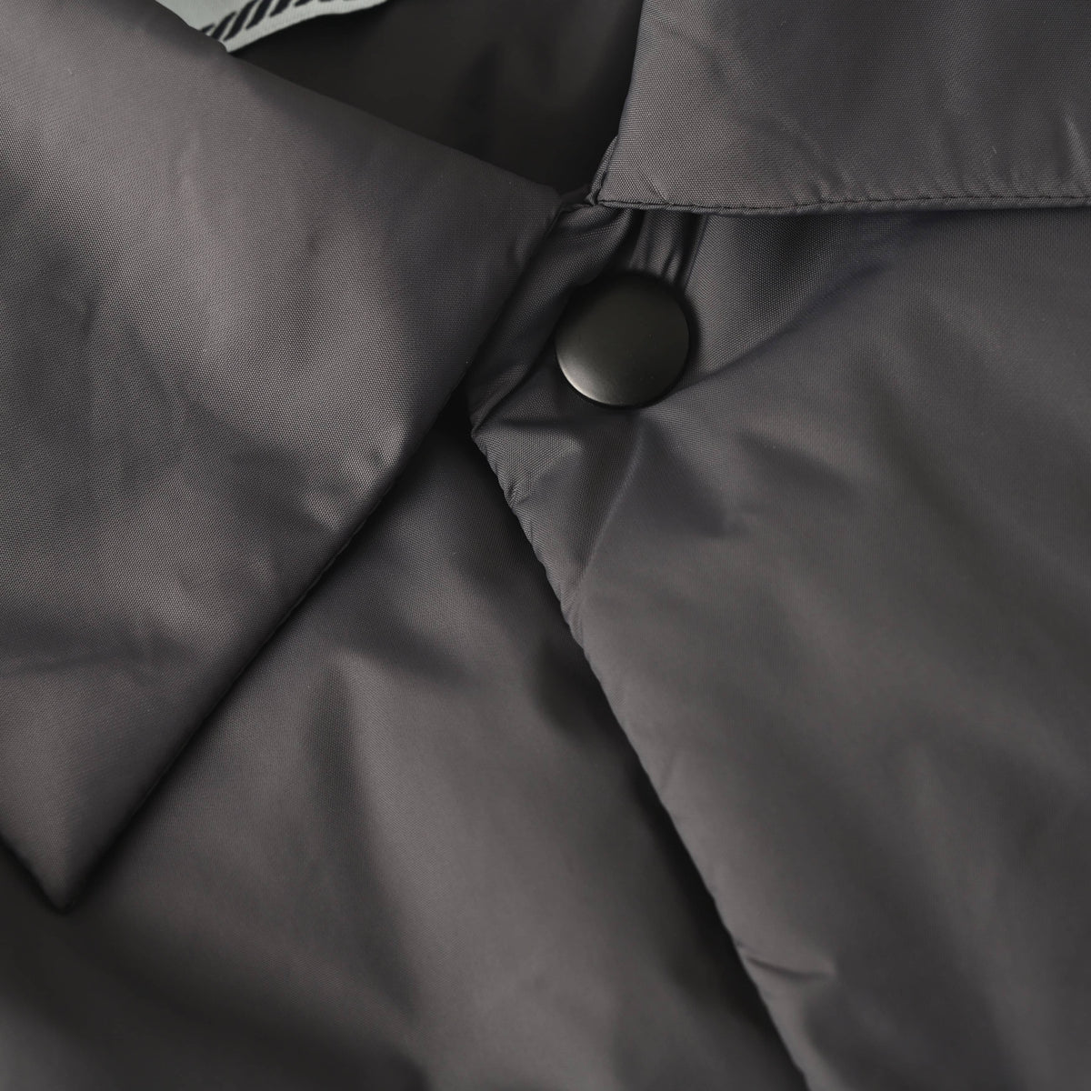Prada Triangle Logo Recycled Nylon Padded Jacket with Dropped Shoulders
