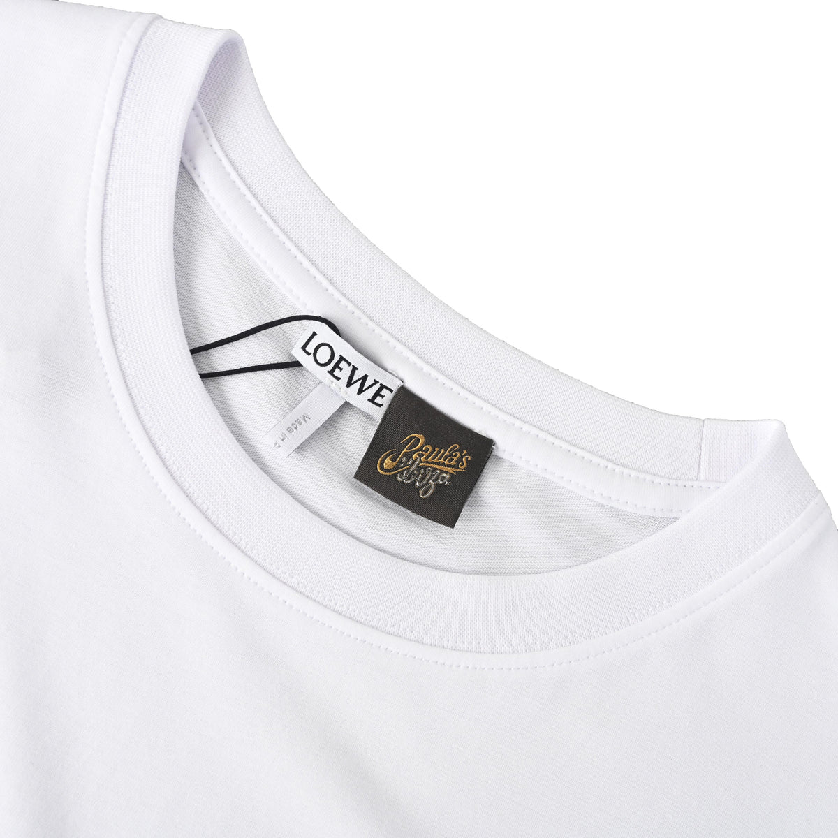 161_LOEWE罗意威 刺绣方标LOGO短袖T恤
