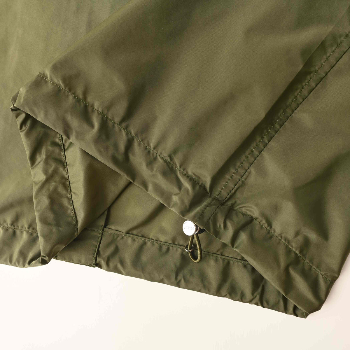 PRADA Oversized Recycled Nylon Zip-Up Short-Sleeve Shirt