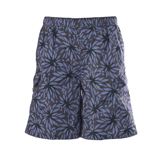 Prada Floral Digital-Print Nylon Shorts
