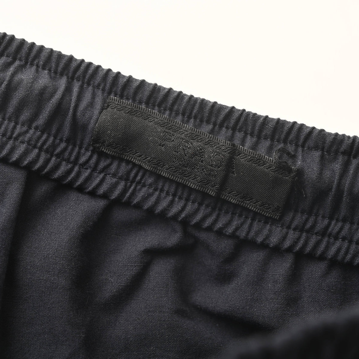 Prada Cotton-Linen Blend Casual Trousers with Lettering Label
