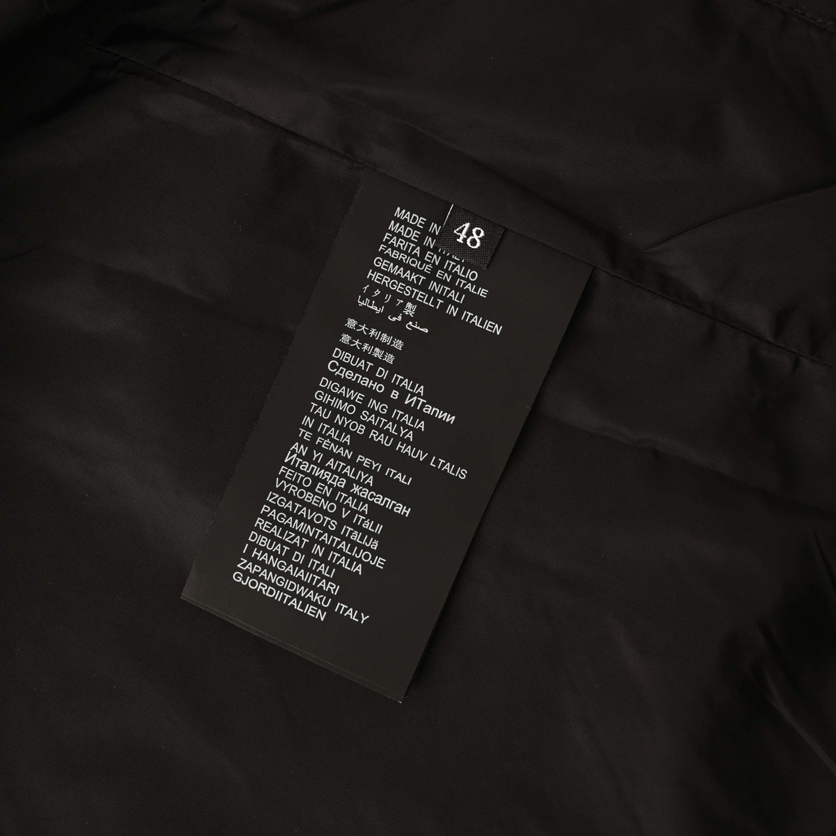 Prada Navy Stand-Collar Recycled Nylon Jacket for Men