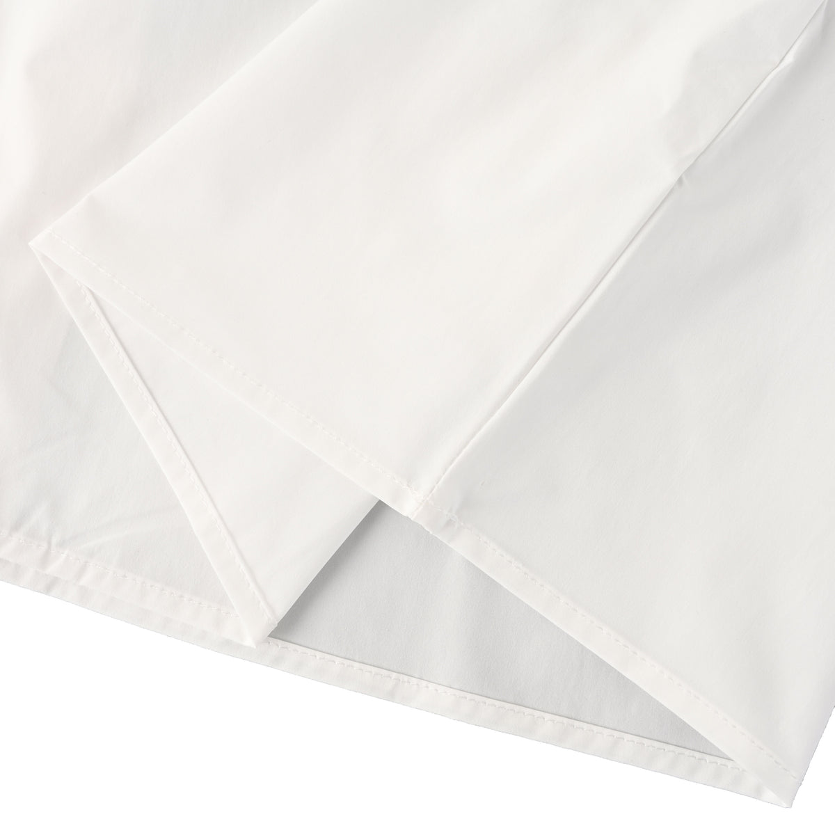 Prada Unisex Rayon Poplin Long Sleeve Shirt with Triangle Logo
