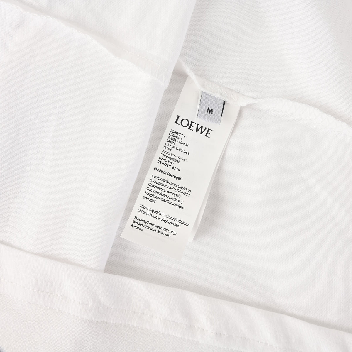 140_Loewe_罗意威180周年限定款狮子贴布刺绣圆领短袖T恤