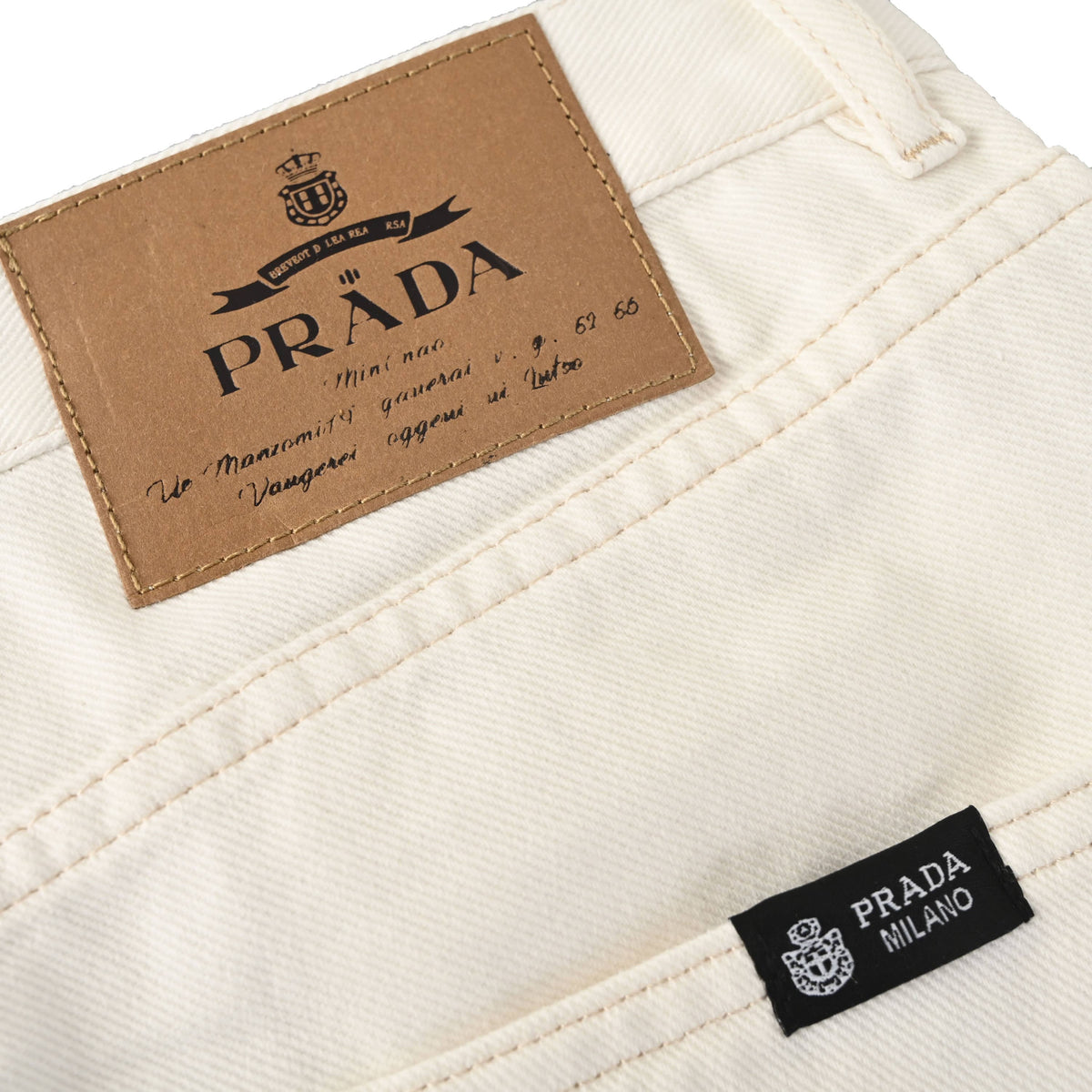Prada Relaxed-Fit Cotton Denim Jeans with Five-Button Fly