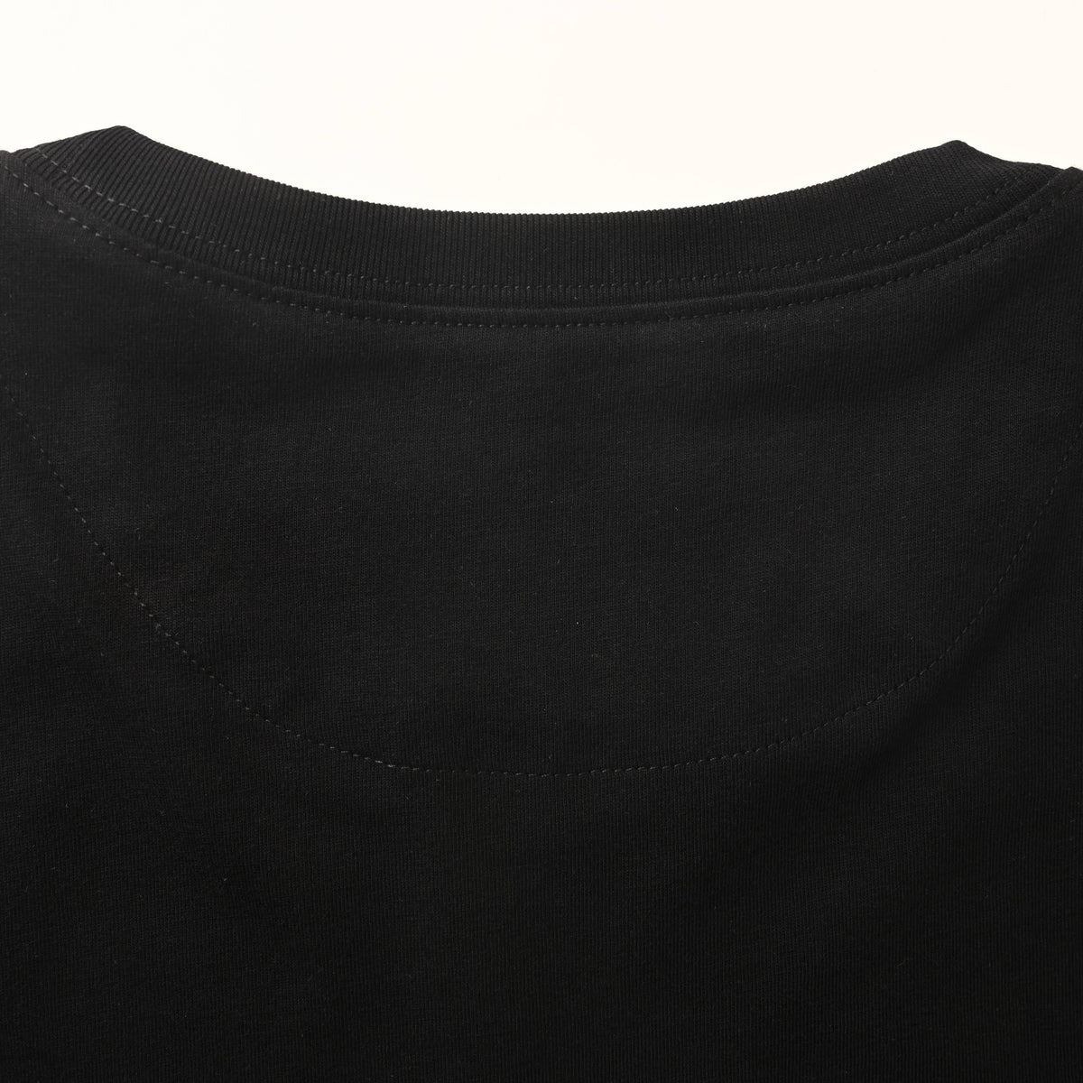 Prada Tricolor Label Cotton Short Sleeve T-Shirt | Relaxed Fit
