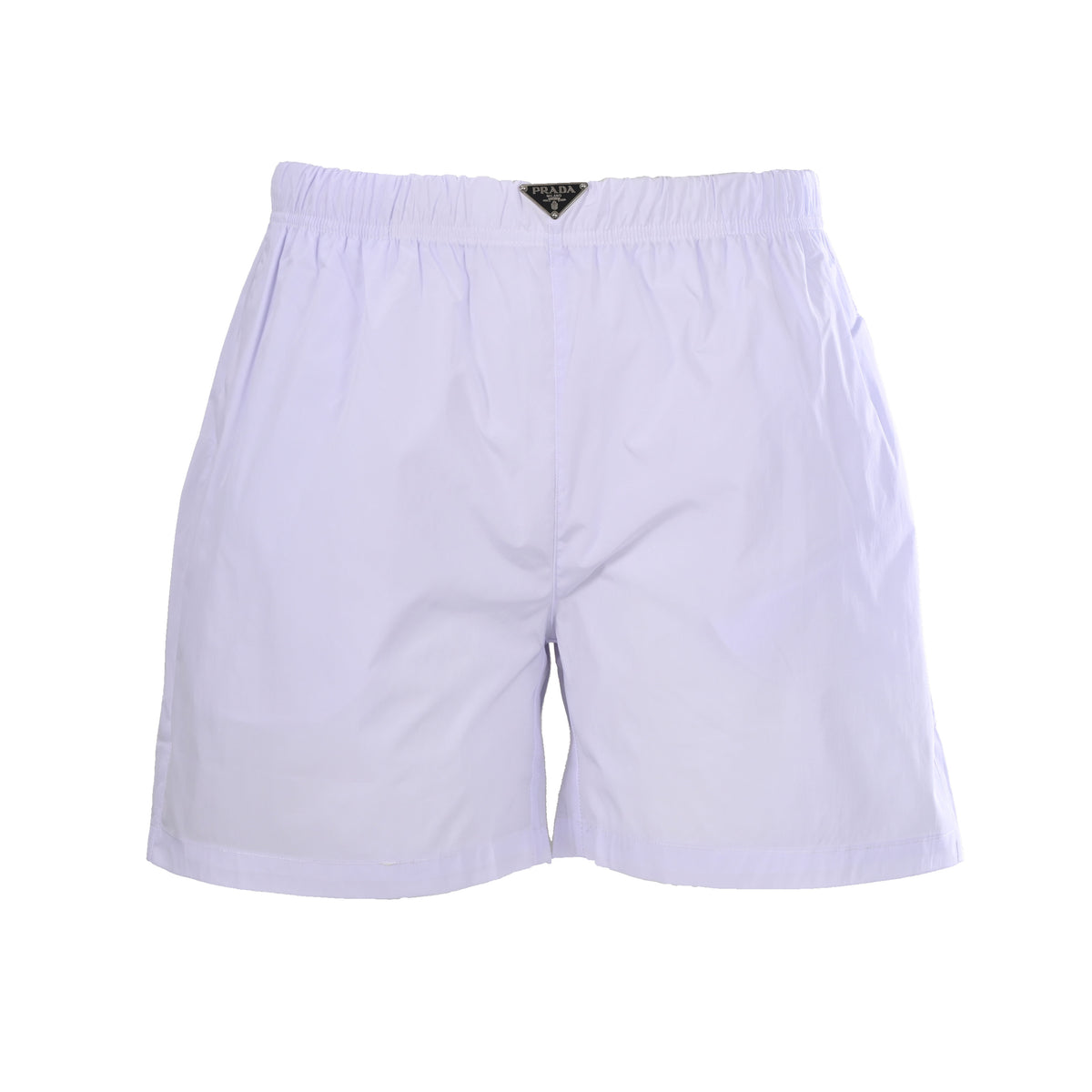 Prada Waist Triangle Logo Beach Shorts