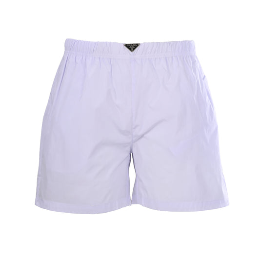 Prada Waist Triangle Logo Beach Shorts