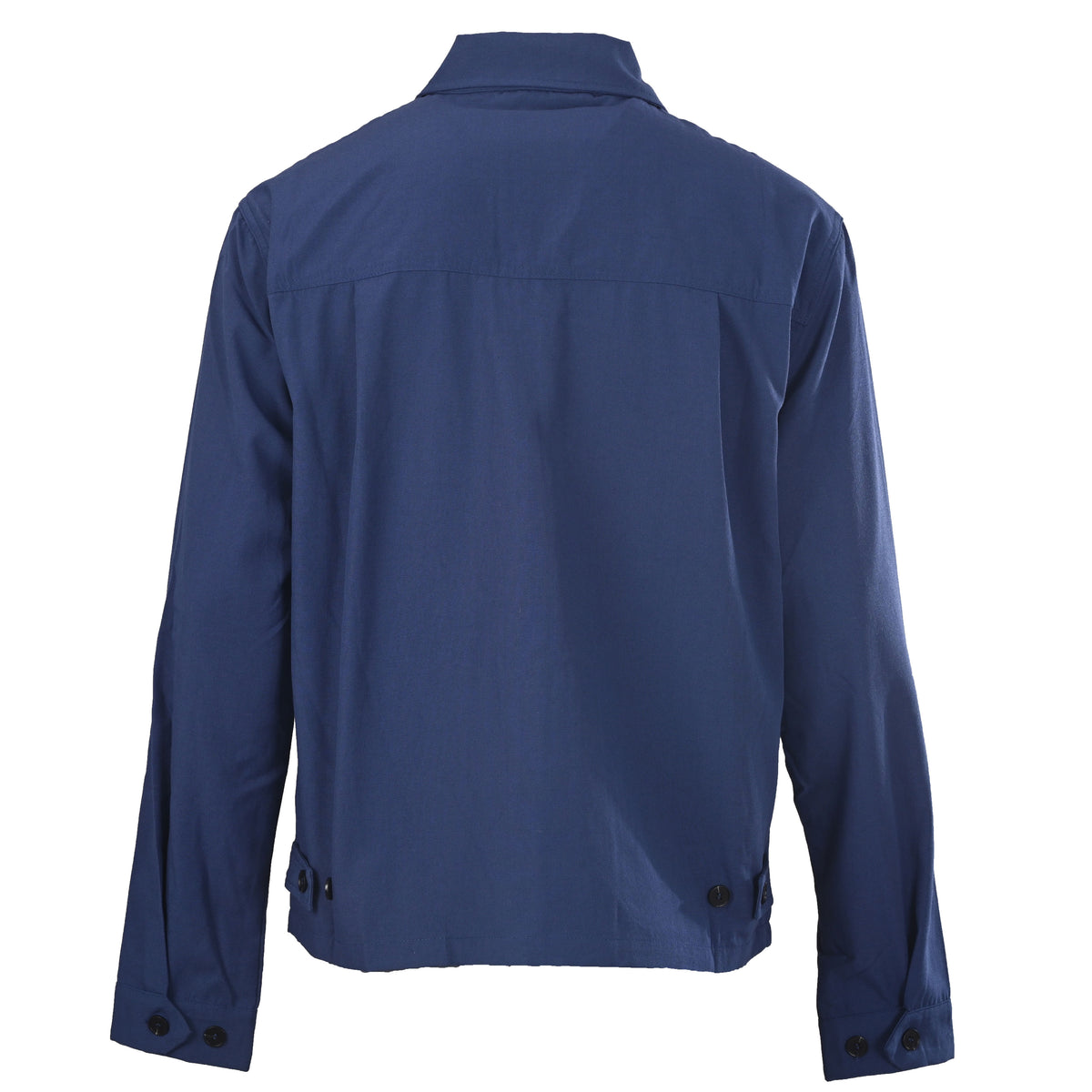 Prada Fitted Oxford Fabric Jacket with Distressed Logo Print