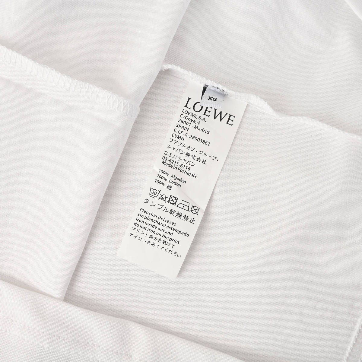 131_Loewe_罗意威 浮雕字母Logo反光短袖T恤