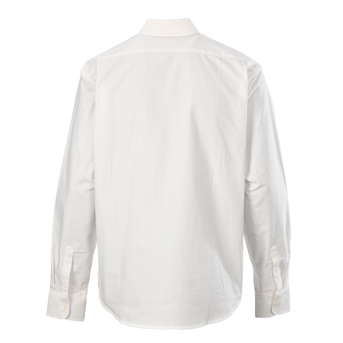 Prada Embroidered Logo Long-Sleeve Shirt