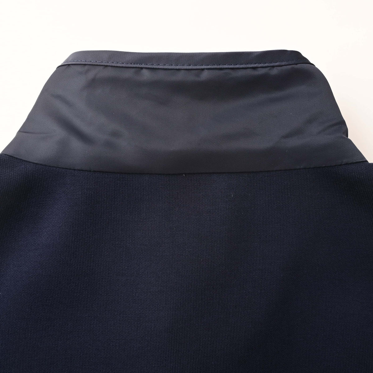 Prada Relaxed-Fit Half-Zip Hoodie with Recycled Nylon Panels & Triangle Logo