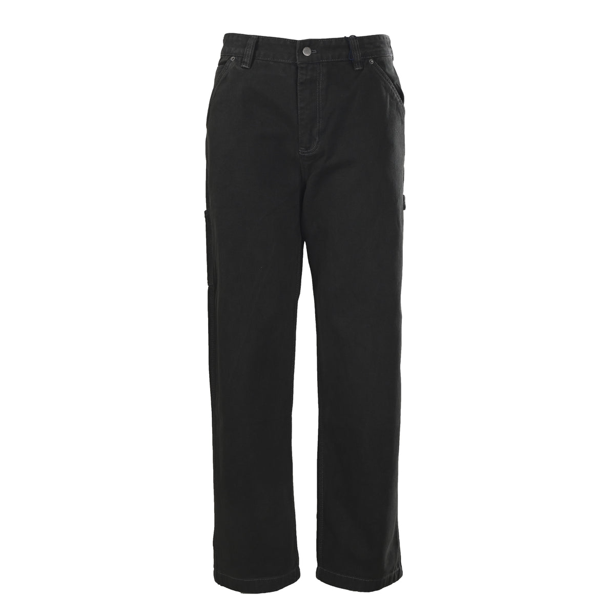 Prada Relaxed-Fit Green Jeans with Triangle Logo Pocket