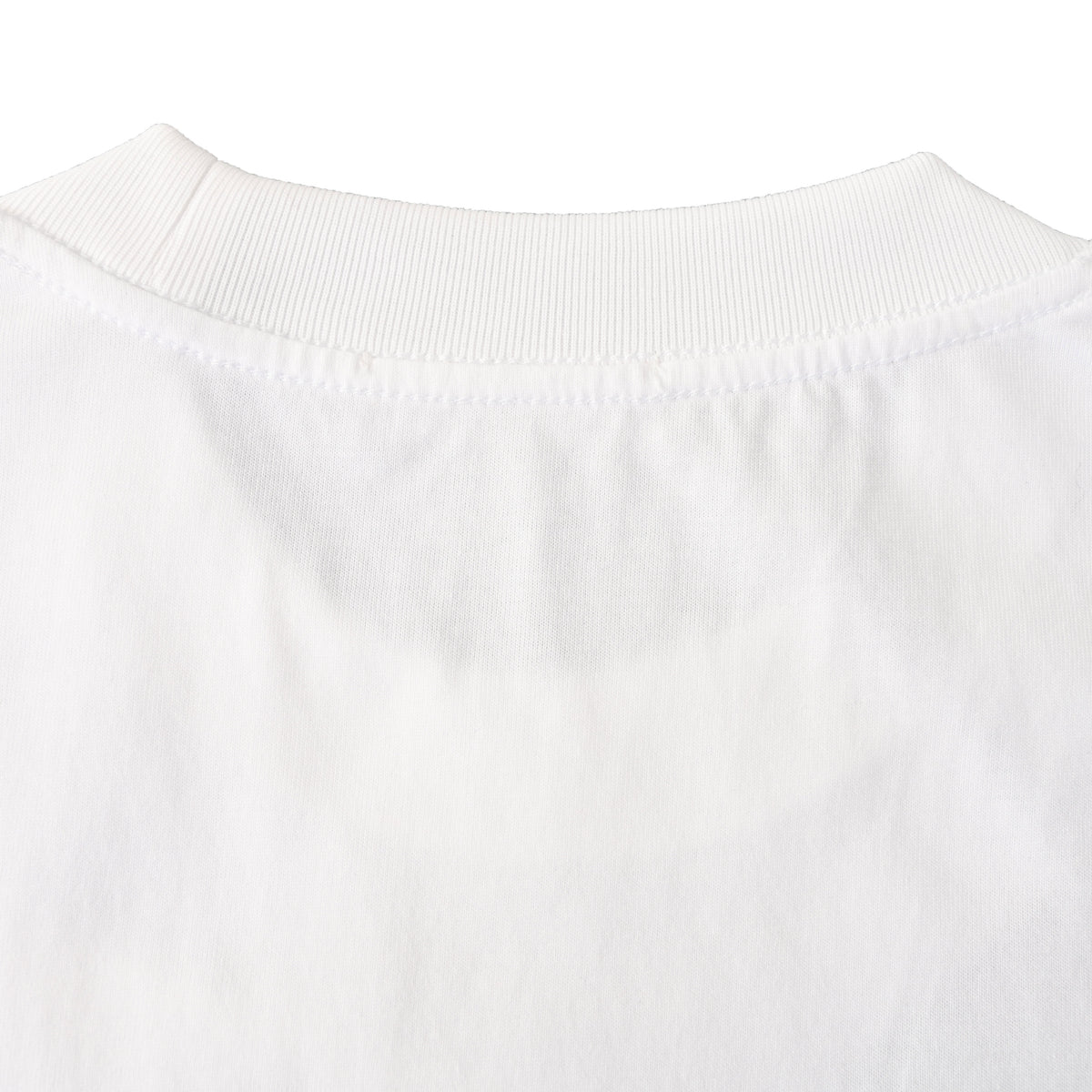 Prada Triangle Embroidery Long-Staple Cotton Long Sleeve T-Shirt
