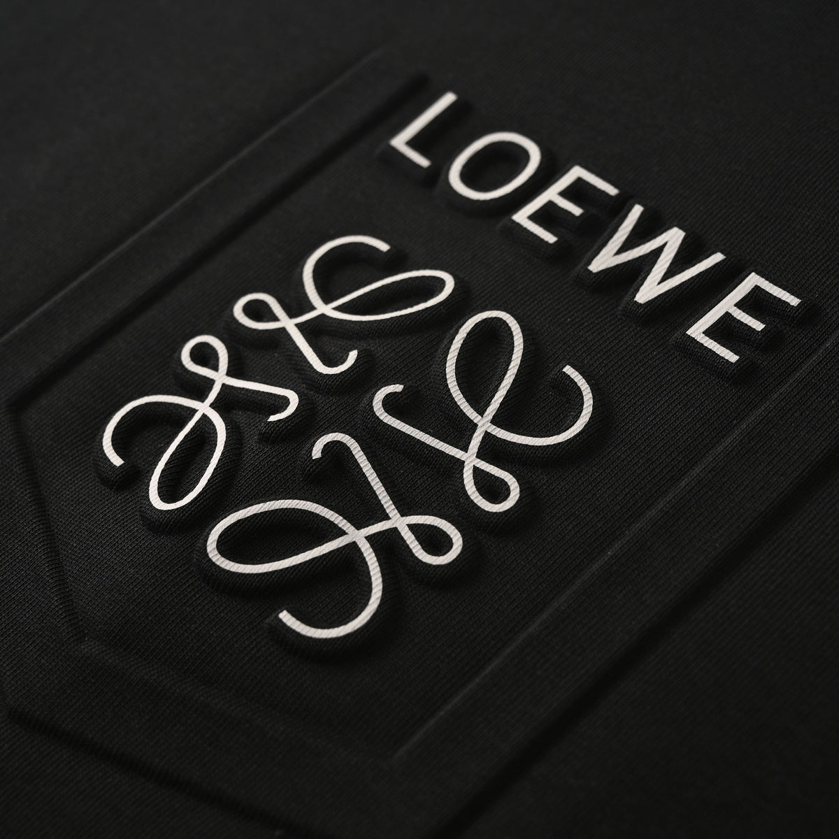 132_Loewe_罗意威 浮雕字母Logo反光短袖T恤