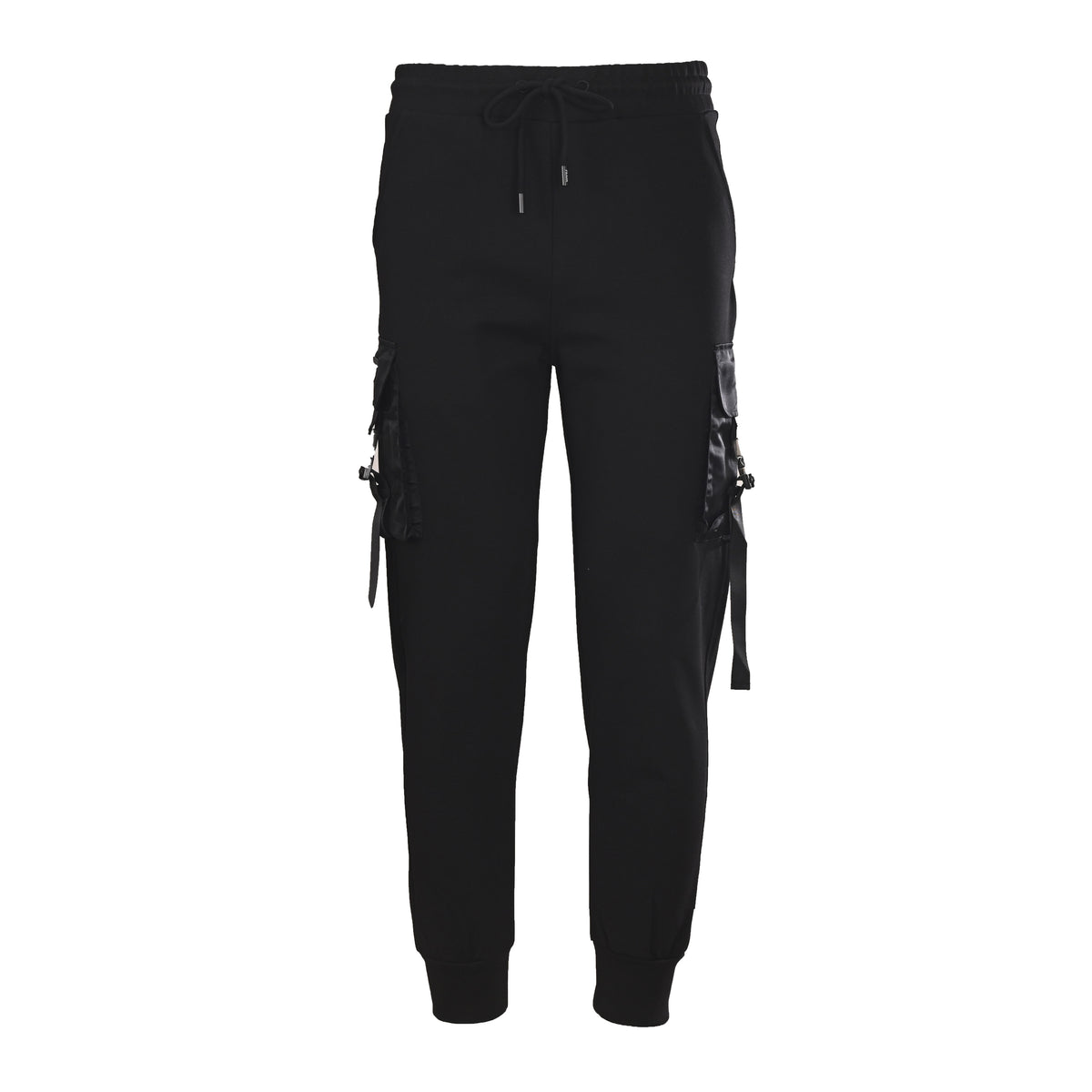 Prada Cargo Pants with Buckle Pockets & Drawstring Waist