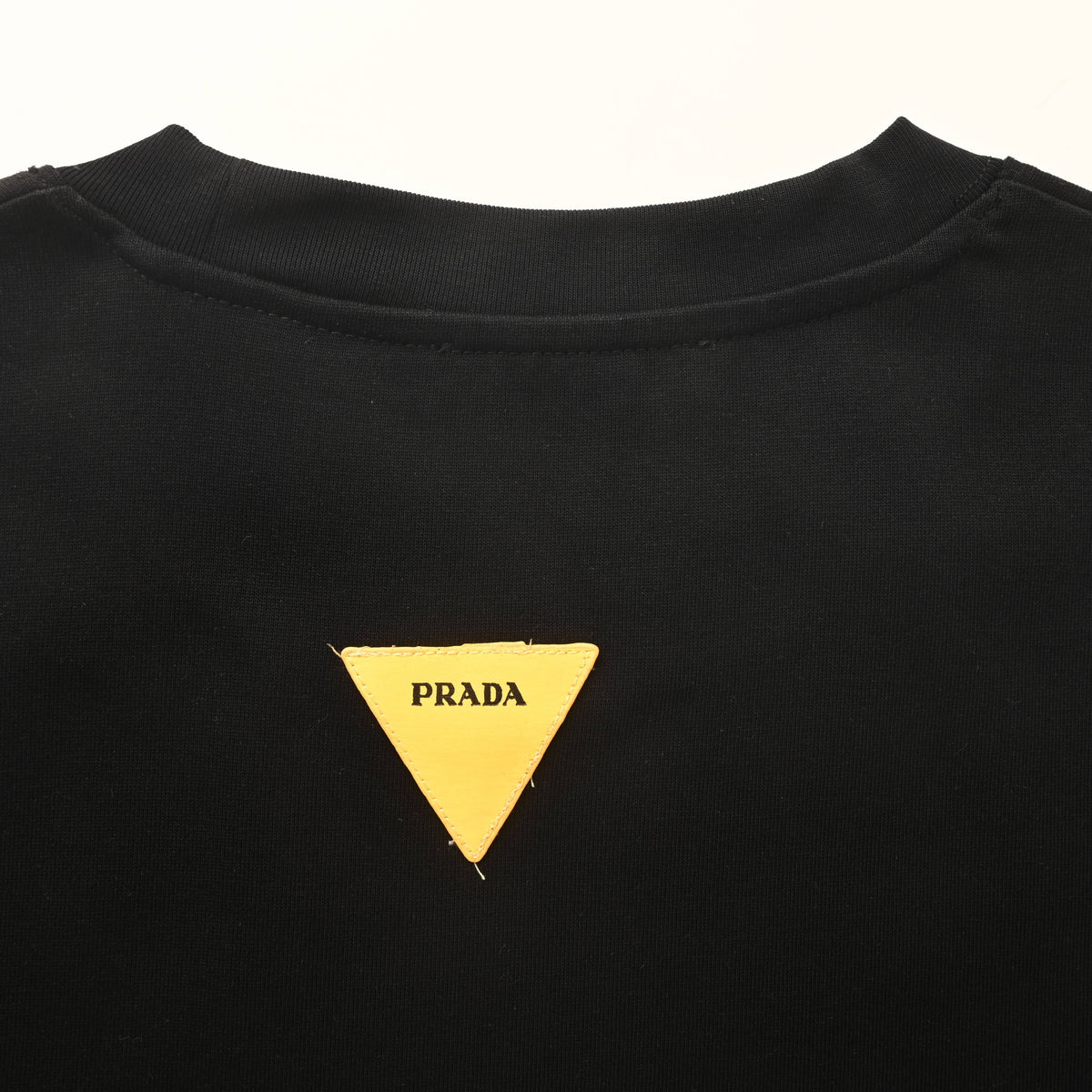 Prada Lettering Logo Print Short-Sleeve T-Shirt