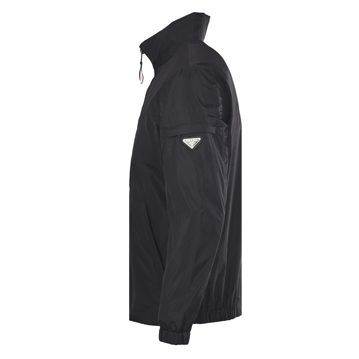 Prada Navy Stand-Collar Recycled Nylon Jacket for Men