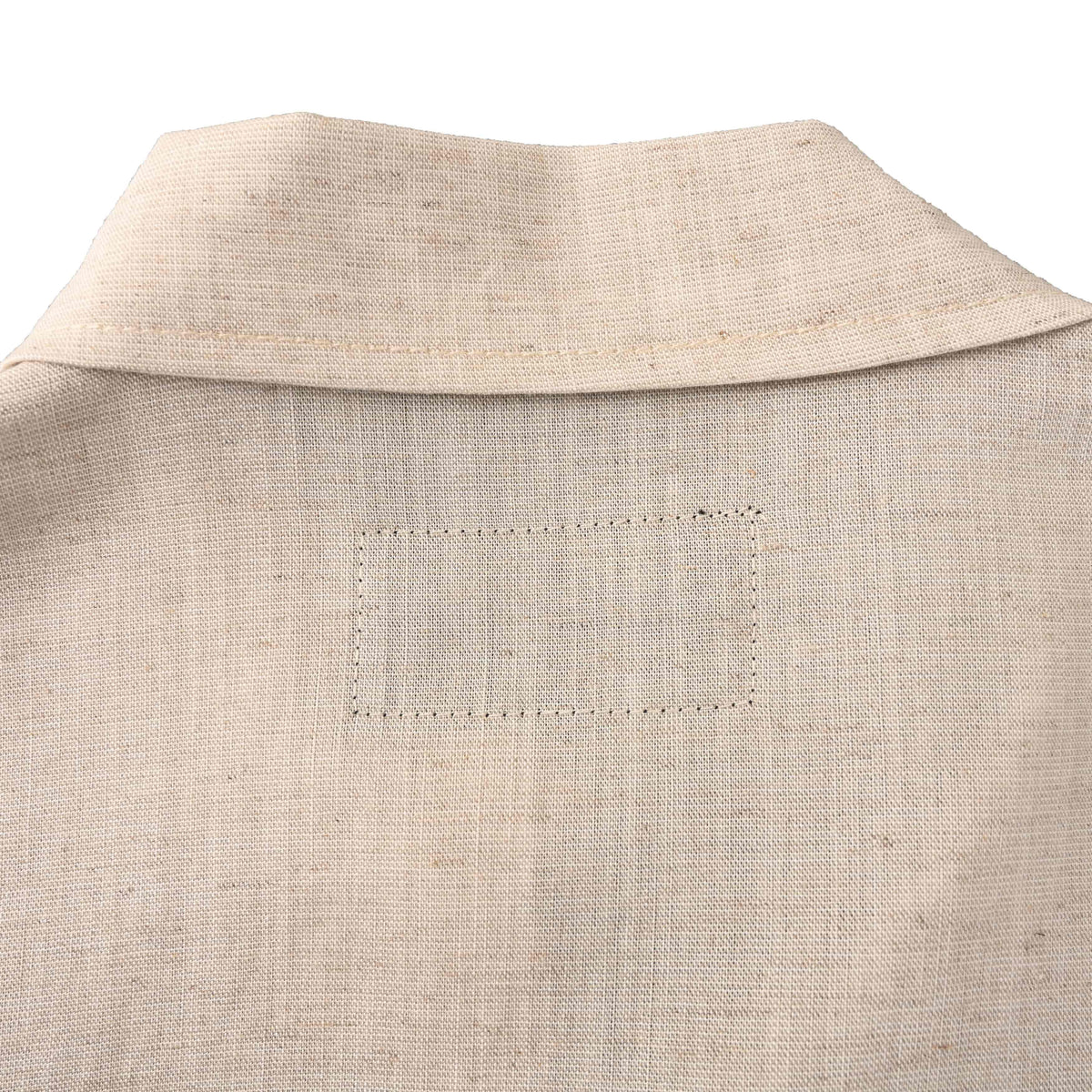 Prada Cotton-Linen Chambray Jacket with Triangle Logo